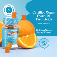 Novomins Kids Omega 3-6-9 Gummies