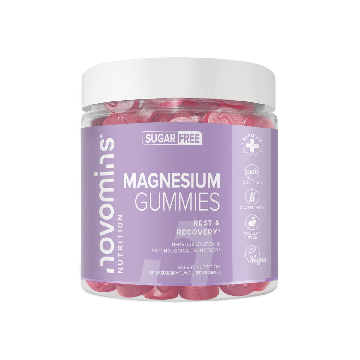 Novomins Magnesium Sugar-Free Gummies