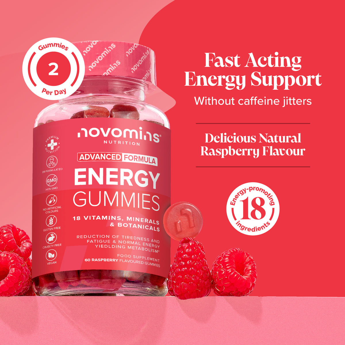Novomins Energy Gummies