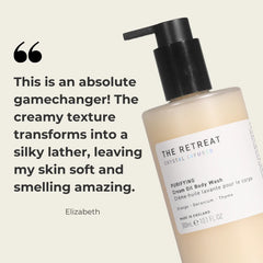 The Retreat Purifying Cream Oil Body Wash 300ml