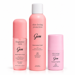 Gem Watermelon Crush Trio Set – Deodorant, Roll-On & Body Mist