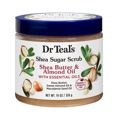 Shea Butter & Almond Oil Body Sugar Scrub 538G