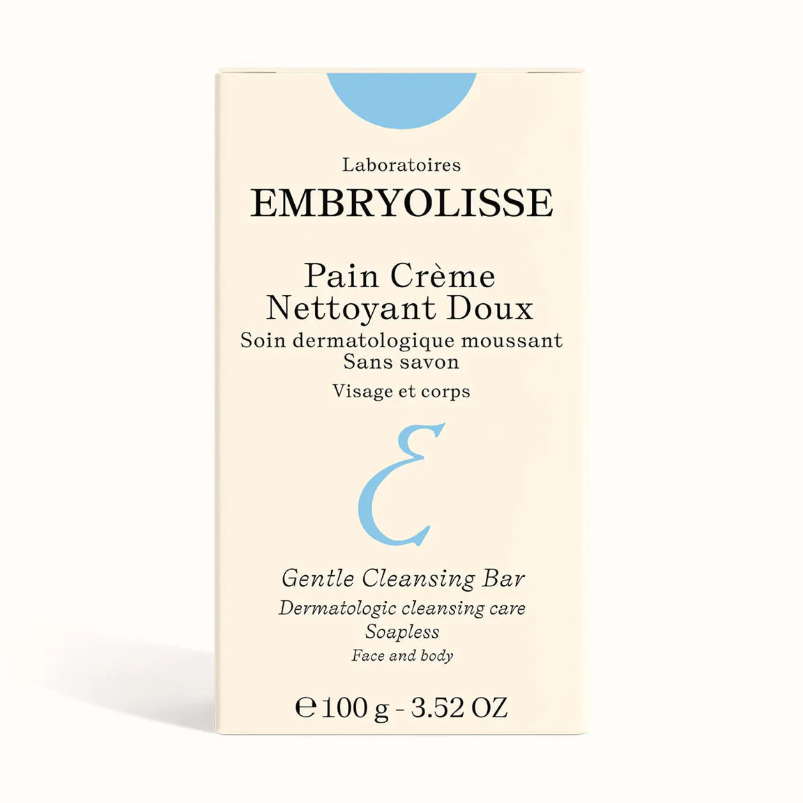 Embryolisse Gentle Cleansing Bar - Face and Body Soap-free Bar