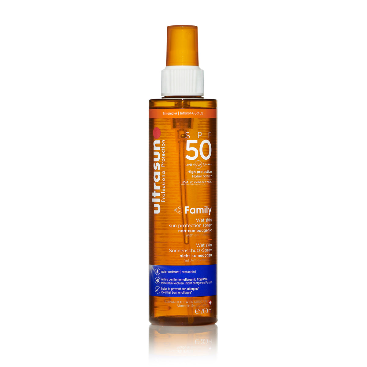 Ultrasun Family Wet Skin Spray SPF50