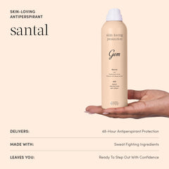 GEM Skin-Loving Deodorant - Santal (207ml)