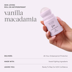GEM Skin-Loving Deodorant Roll-on Vanilla Macadamia