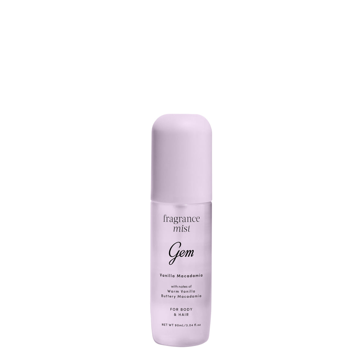 GEM Hair & Body Fragrance Mist Vanilla Macadamia