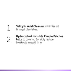 The Inkey List The Spot On Duo Set for blemish-prone skin