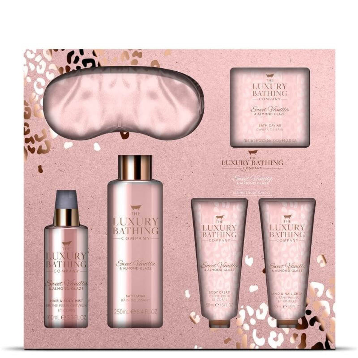 The Luxury Bathing Company Crafty Leopard Ultimate Body Care Set