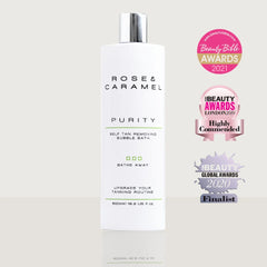 Rose & Caramel Purity Self Tan Removing Bubble Bath