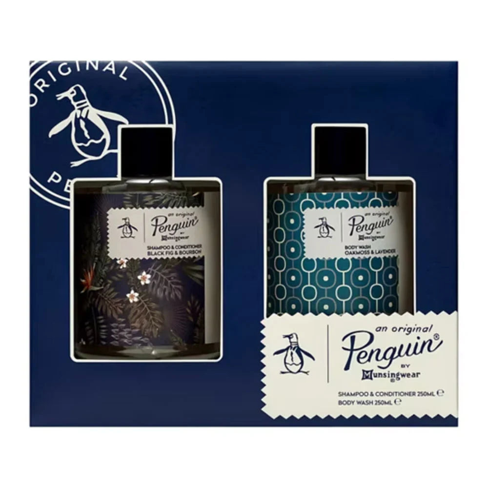 Original Penguin Body Wash 250 ml & 2-in-1 Shampoo/Conditioner 250ml