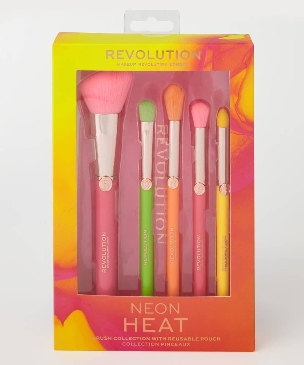Neon Heat Brush Set