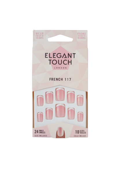 ET French Pink Nails 117