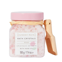 Sunday Rain Rose Bath Crystals 500g