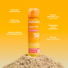 Babaria Solar Facial Mist 50 SPF