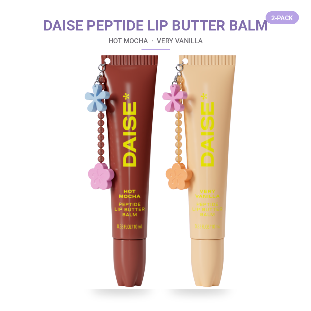 DAISE Peptide Lip Butter Balm Bundle — Hot Mocha & Very Vanilla