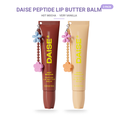 DAISE Peptide Lip Butter Balm Bundle — Hot Mocha & Very Vanilla