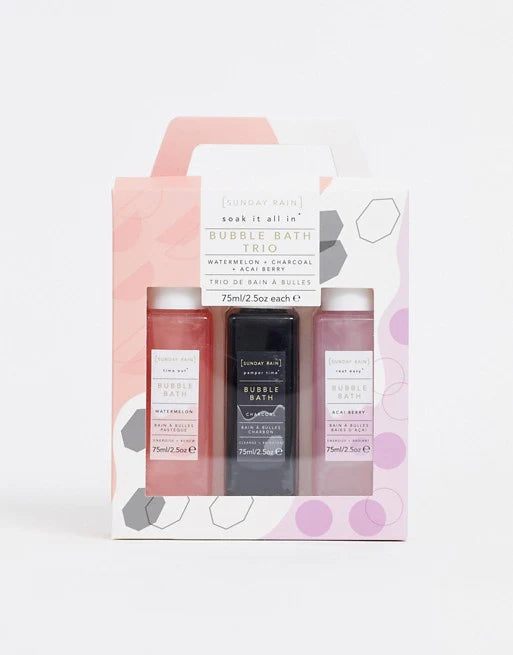 Sunday Rain - Bubble Bath Trio Gift Set