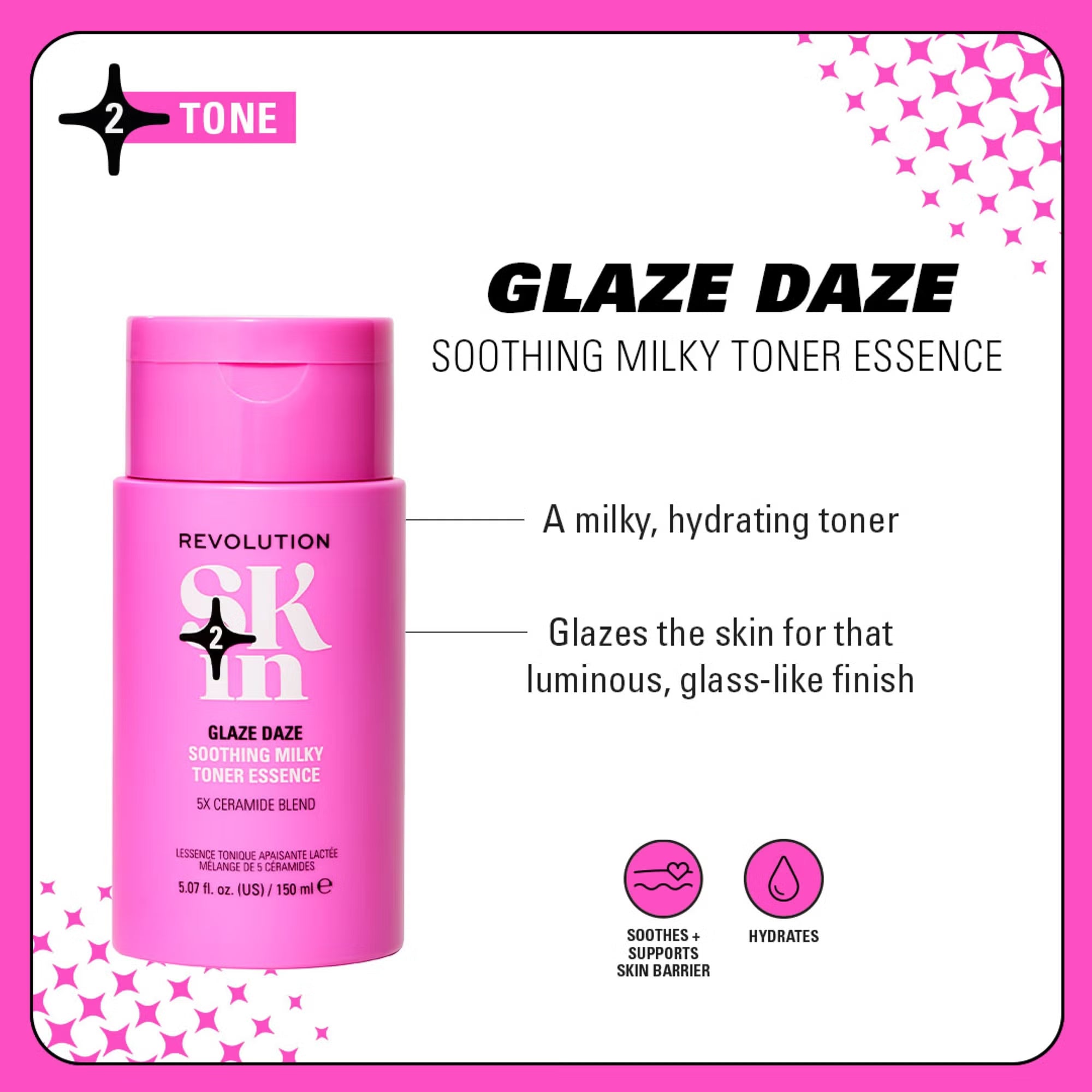 Revolution Skin Glaze Daze Soothing Milky Essence