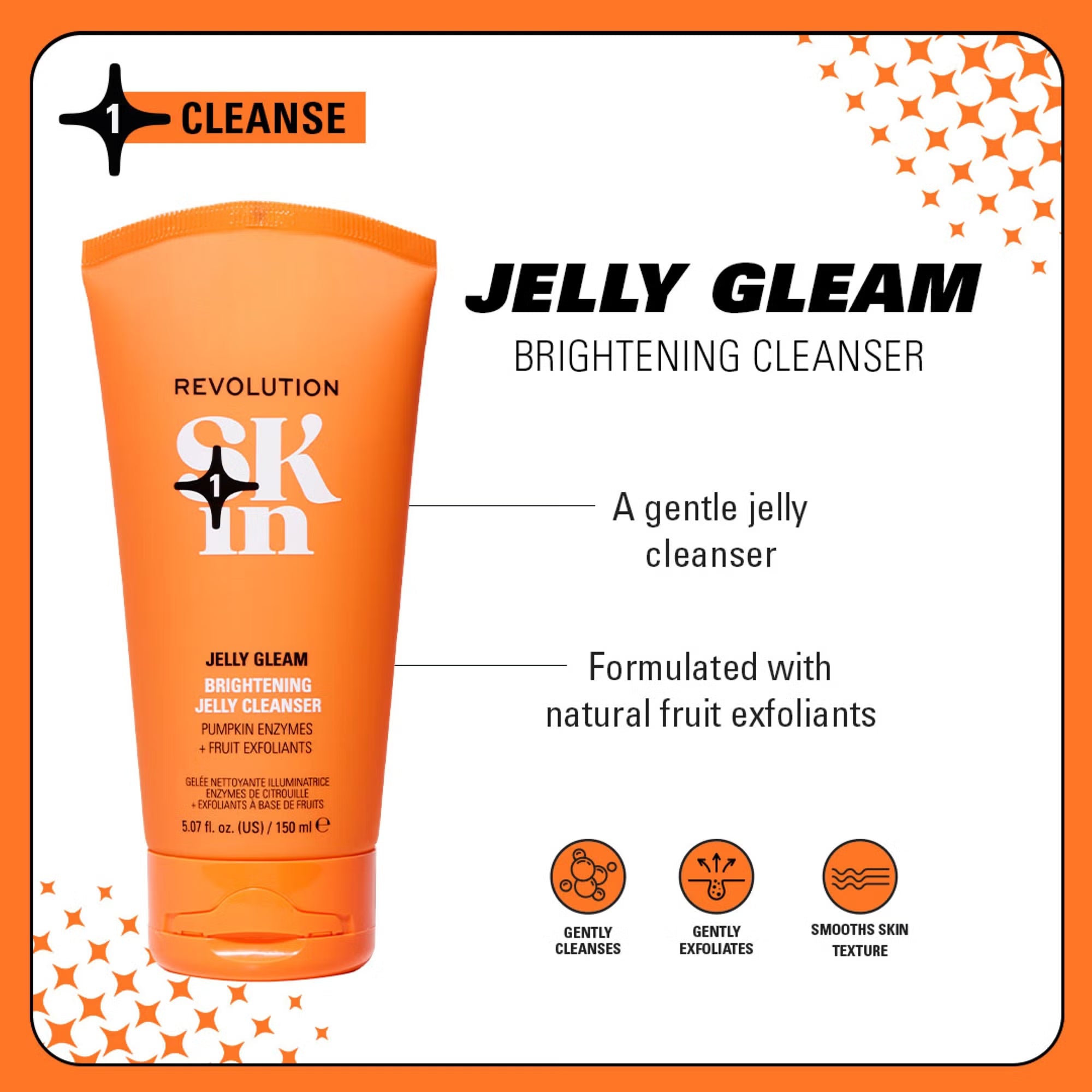 Revolution Skin Jelly Glow Brightening Cleanser