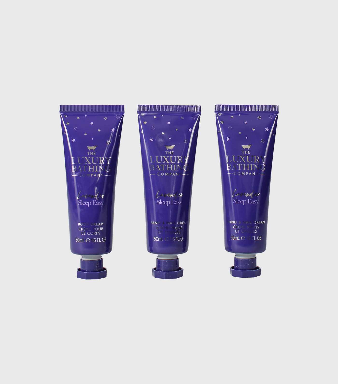 Luxury Bathing Company Lavender Sleep Easy Hand & Body Cream Trio