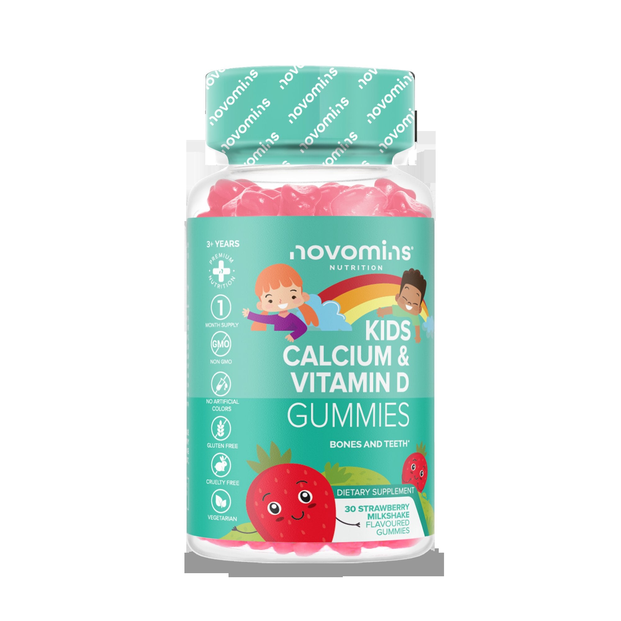 Novomins Kid's Calcium and Vitamin D Gummies
