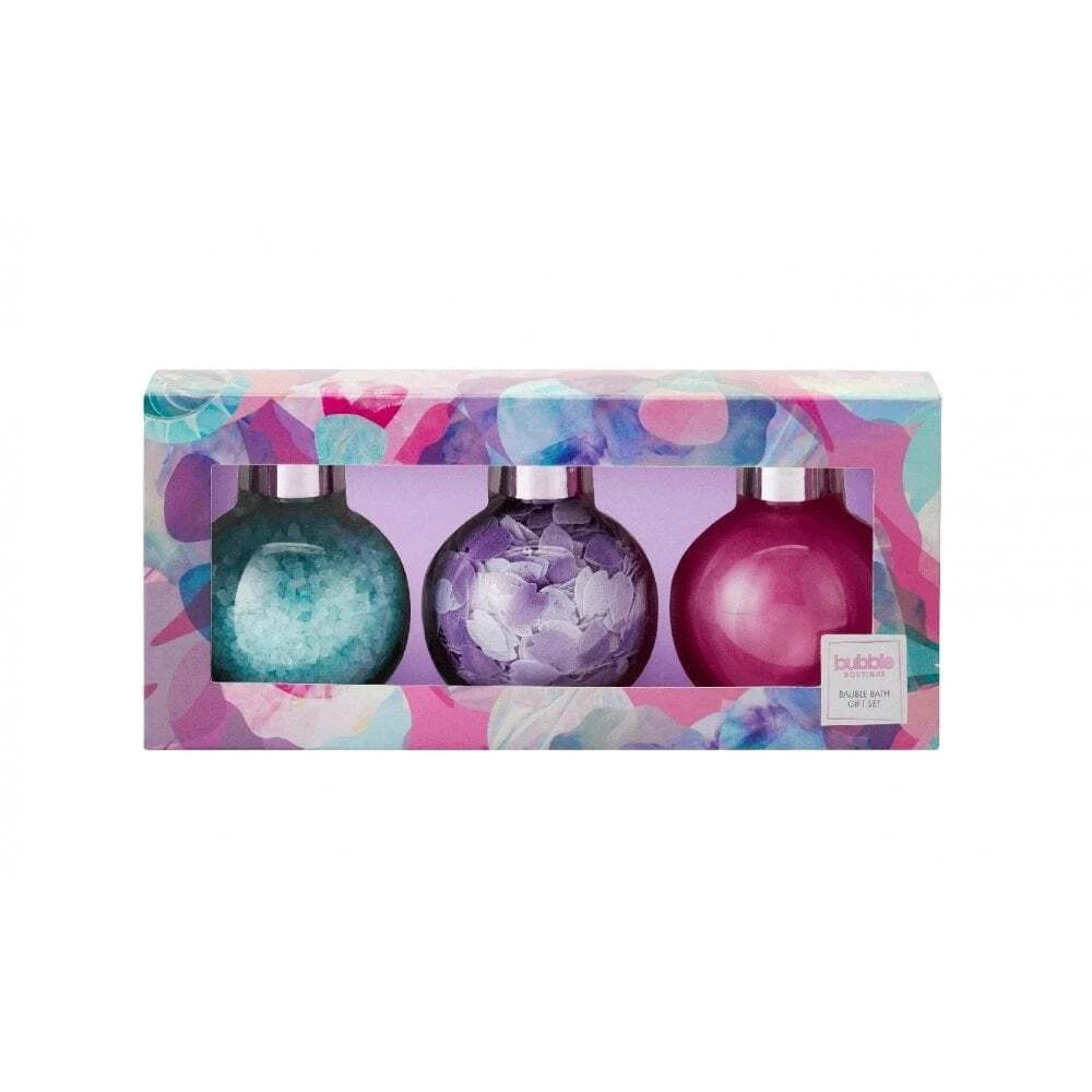 Bubble Boutique Bath Baubles Set - Bubble Bath, Confetti, Crystals