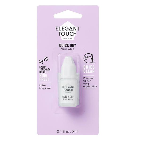 Elegant Touch Quick Dry Nail Glue - 3ml