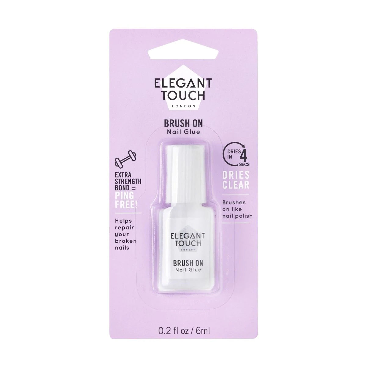 Elegant Touch BRUSH ON NAIL GLUE 6ML