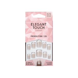 ET French Nails - 126 (S) (Pink)