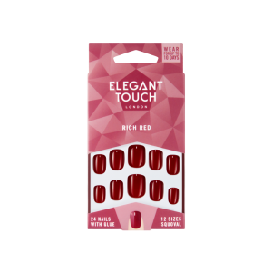 Elegant Touch CORE COLOUR NAILS RICH RED